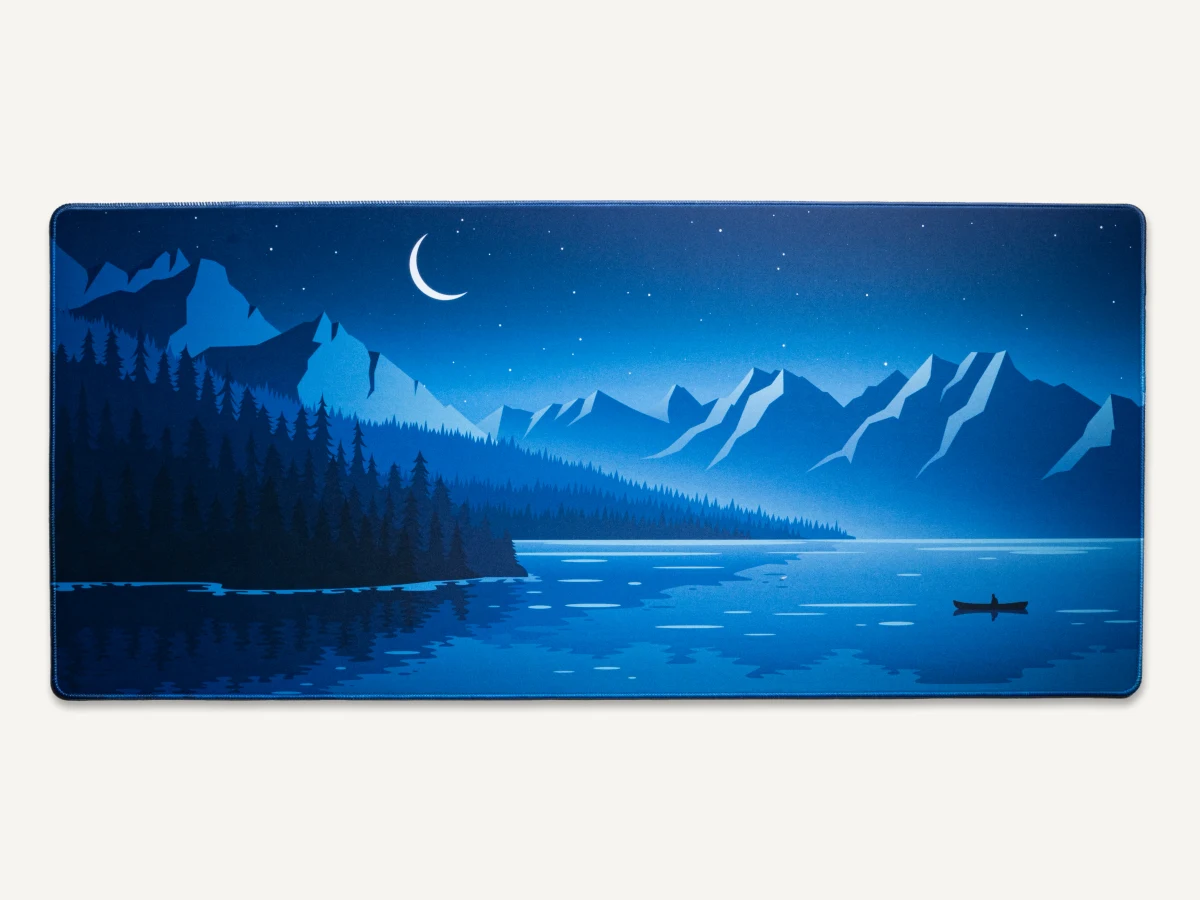 Lunar Cartography Desk Mat product photo.