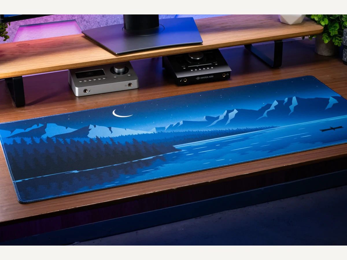 Storm Console Desk Mat product photo.